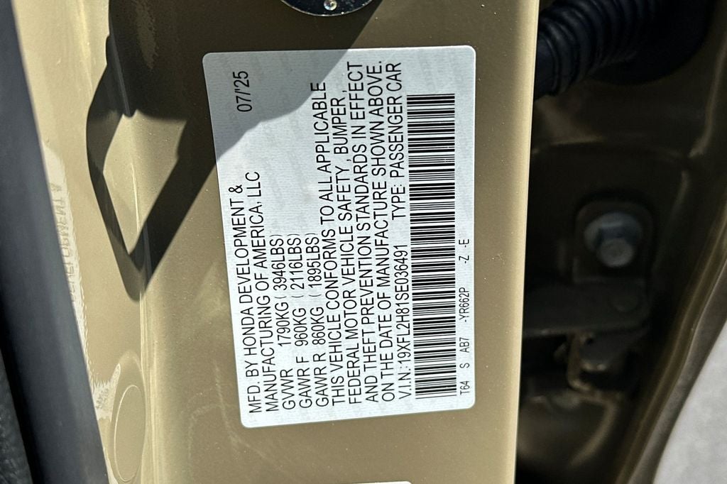 2025 Honda Civic Hatchback Sport