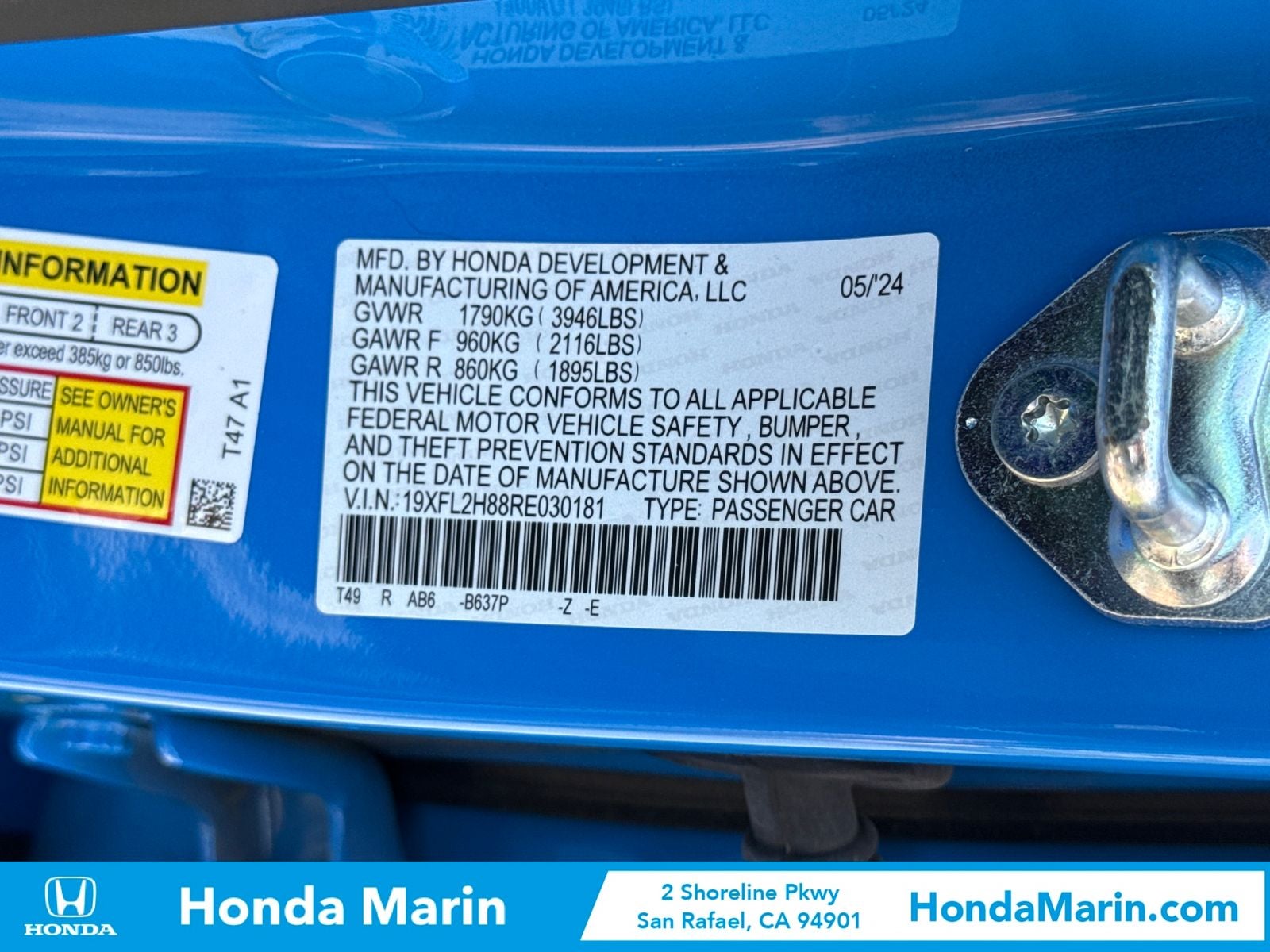 2024 Honda Civic Sport