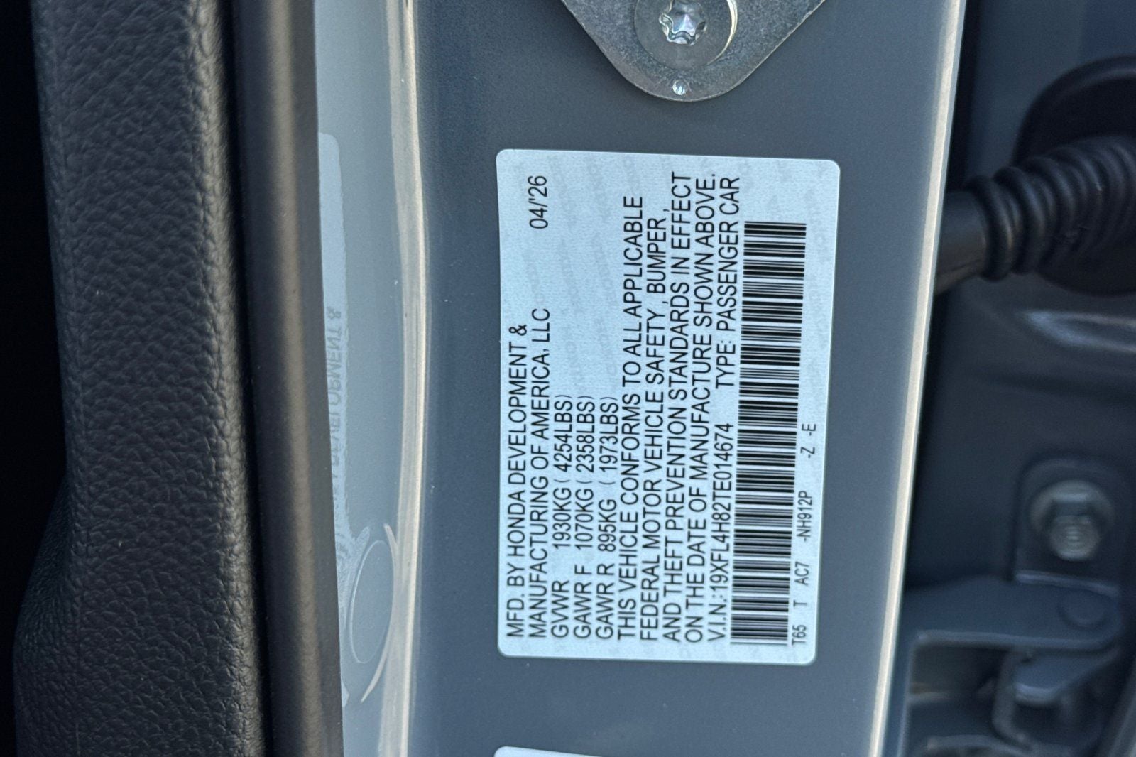 2026 Honda Civic Hybrid Sport
