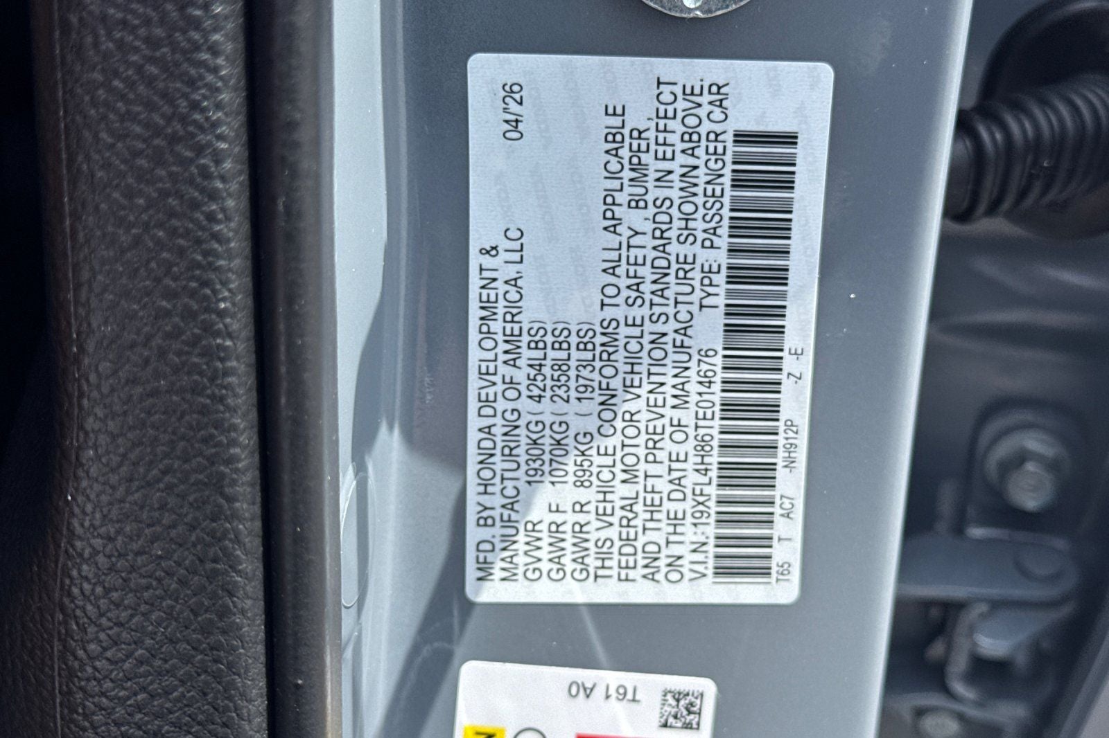 2026 Honda Civic Hybrid Sport