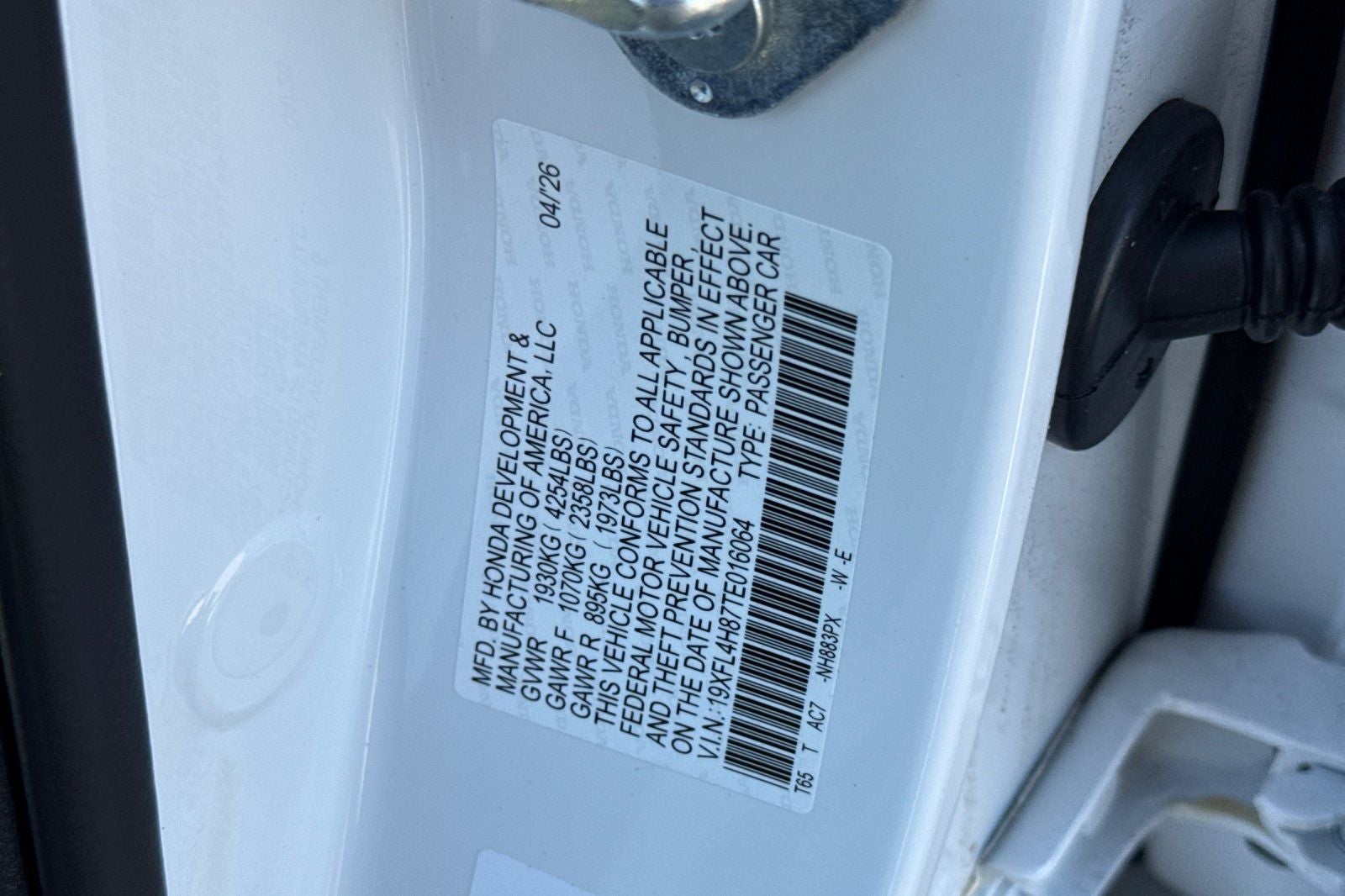 2026 Honda Civic Hybrid Sport
