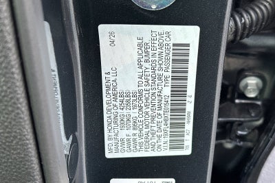 2026 Honda Civic Hybrid Sport