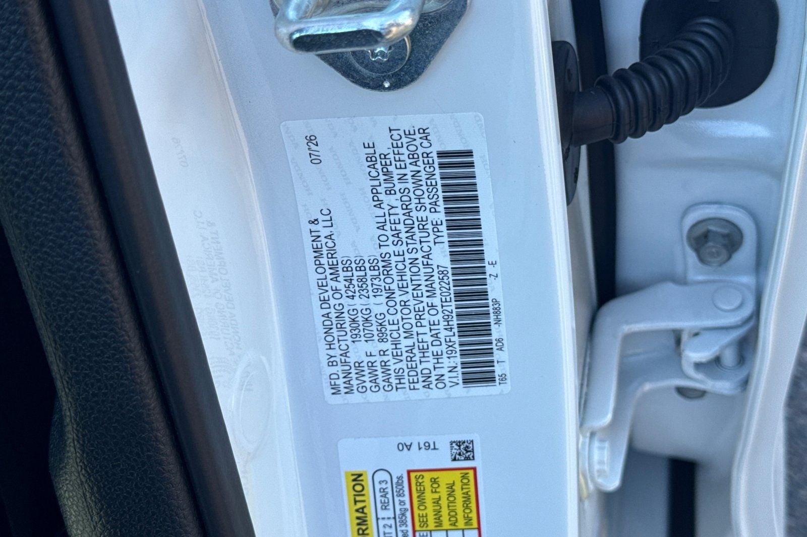 2026 Honda Civic Hybrid Sport Touring