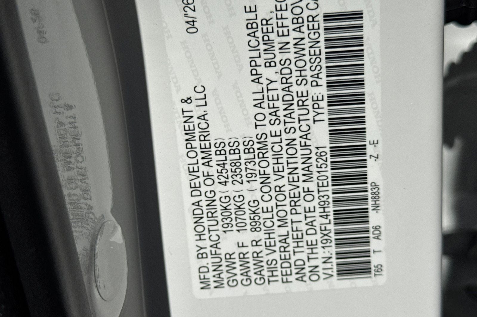 2026 Honda Civic Hybrid Sport Touring