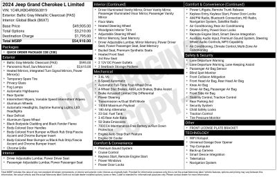 2024 Jeep Grand Cherokee L Limited