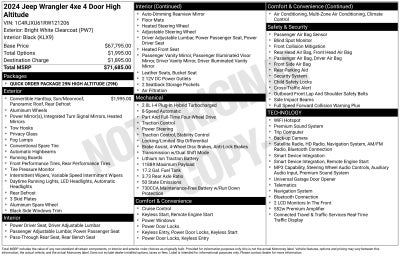 2024 Jeep Wrangler High Altitude 4xe