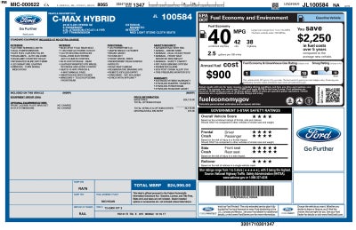 2018 Ford C-Max Hybrid SE