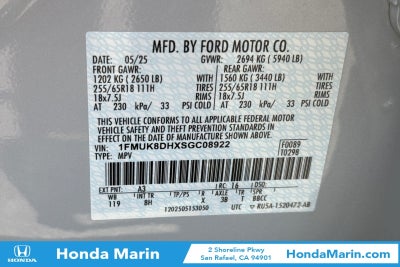 2025 Ford Explorer Active