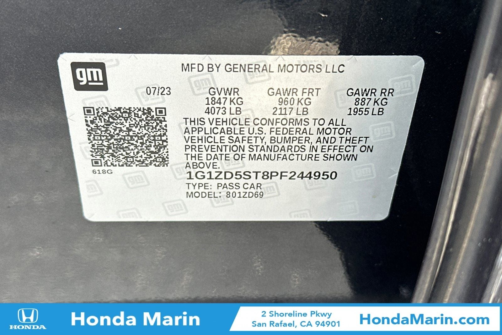 2023 Chevrolet Malibu LT 1LT