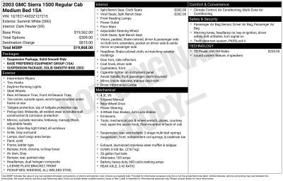 2003 GMC Sierra 1500 Base