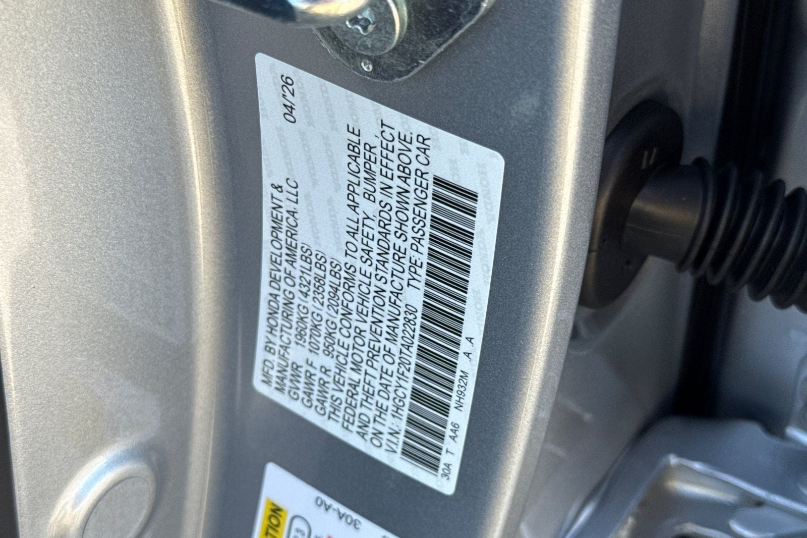 2026 Honda Accord LX