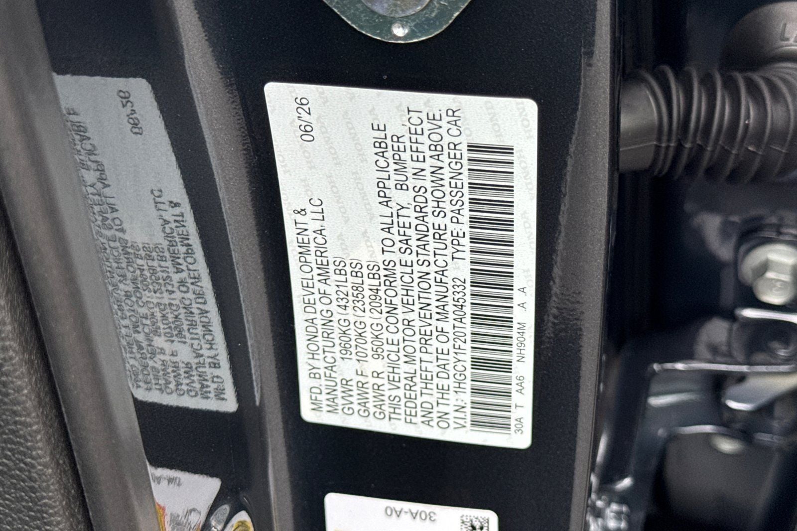 2026 Honda Accord LX