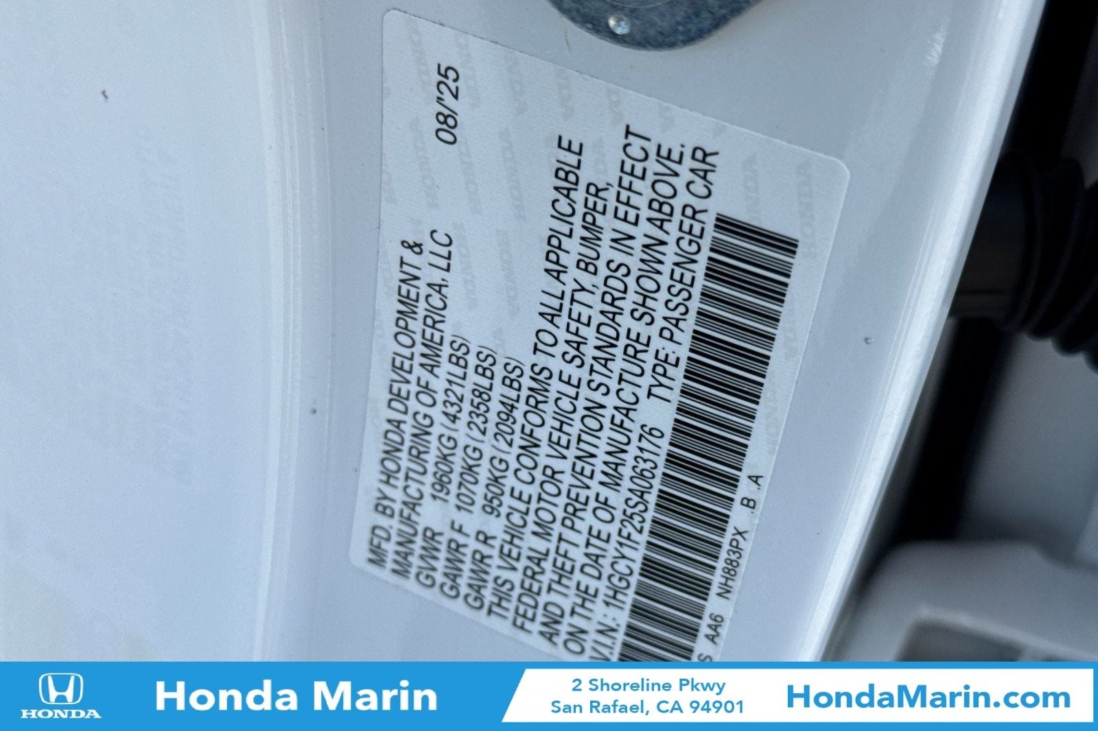 2025 Honda Accord LX