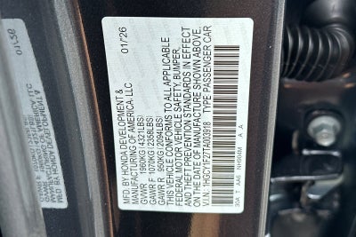 2026 Honda Accord LX