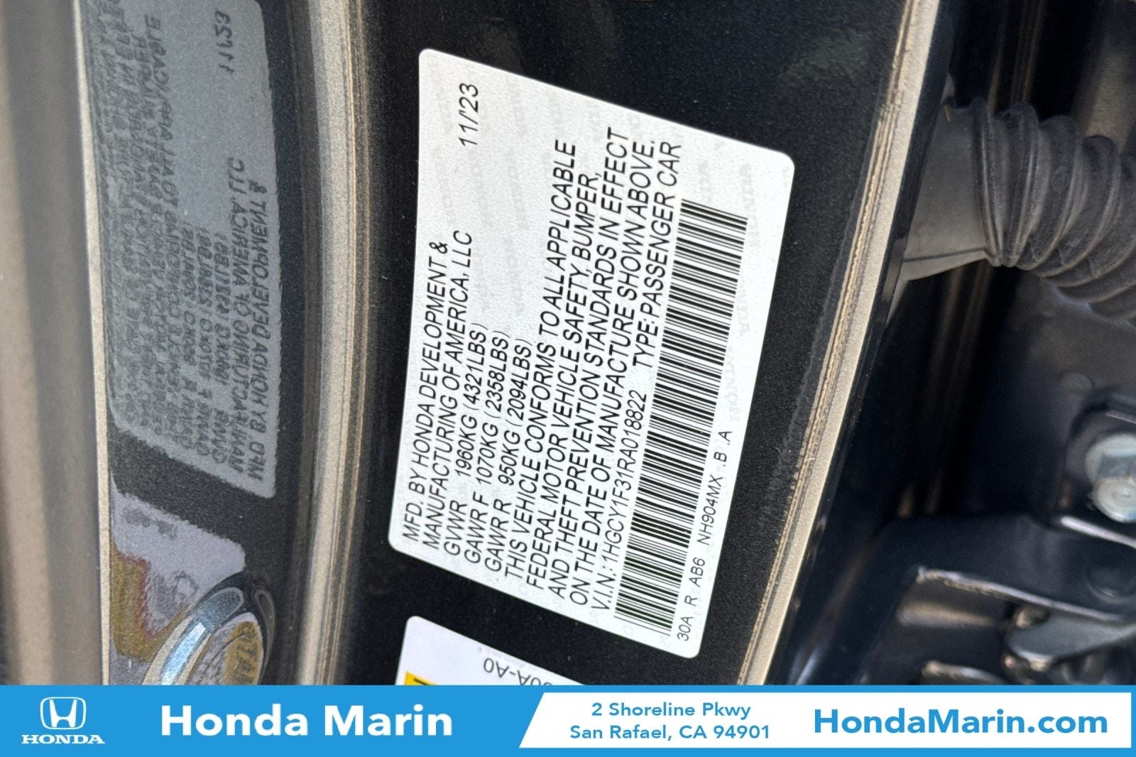 2024 Honda Accord EX