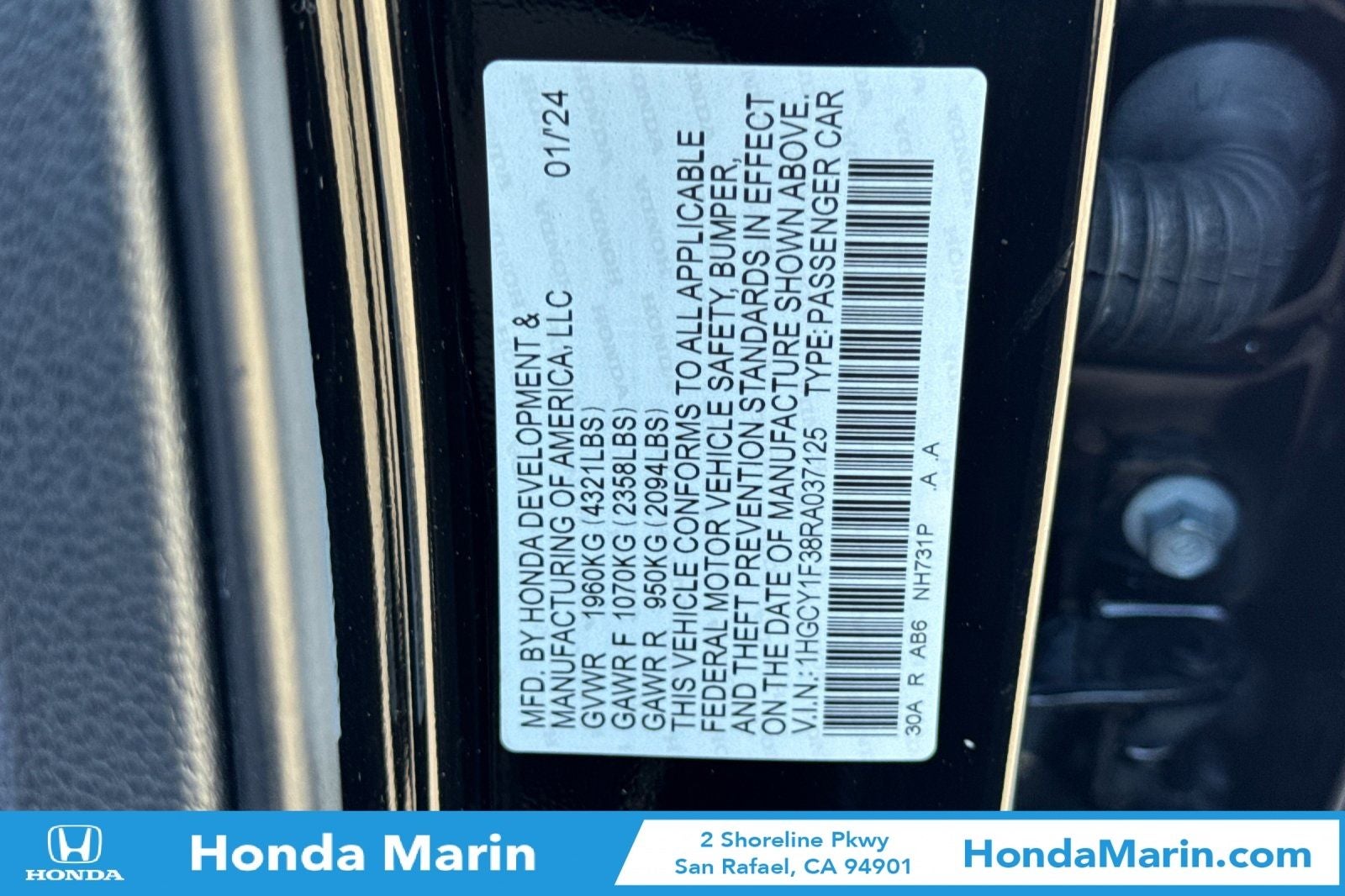 2024 Honda Accord EX