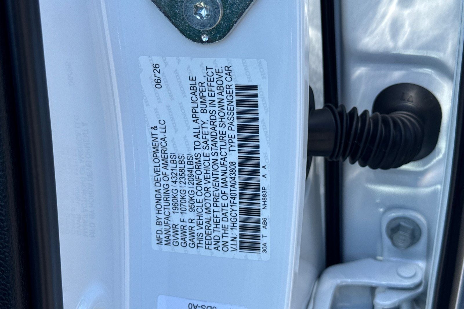 2026 Honda Accord SE