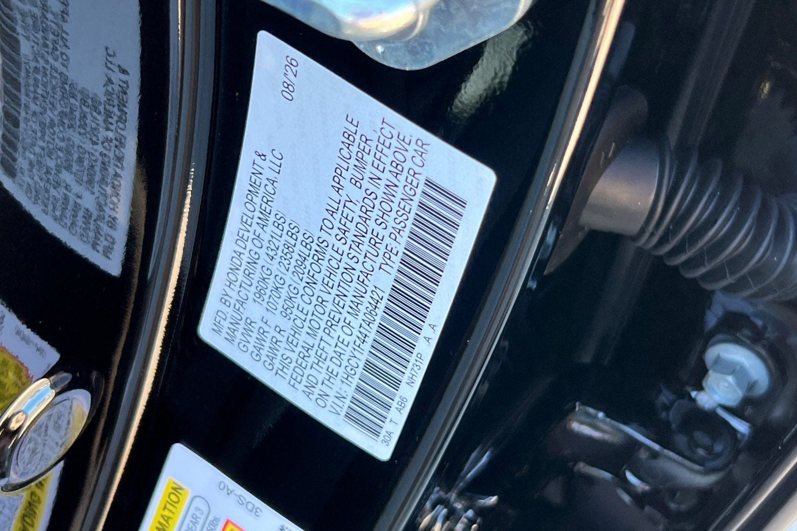 2026 Honda Accord SE
