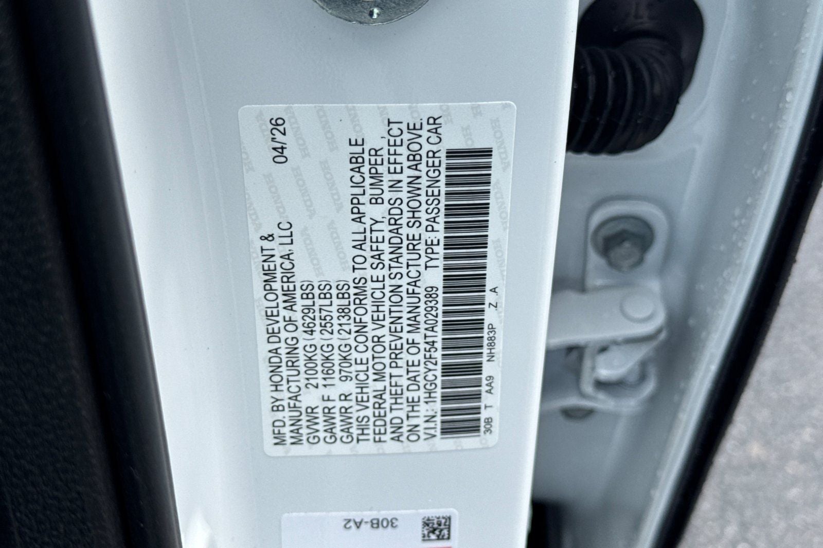 2026 Honda Accord Hybrid Sport