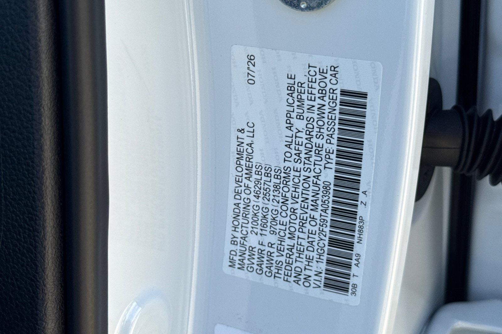 2026 Honda Accord Hybrid Sport