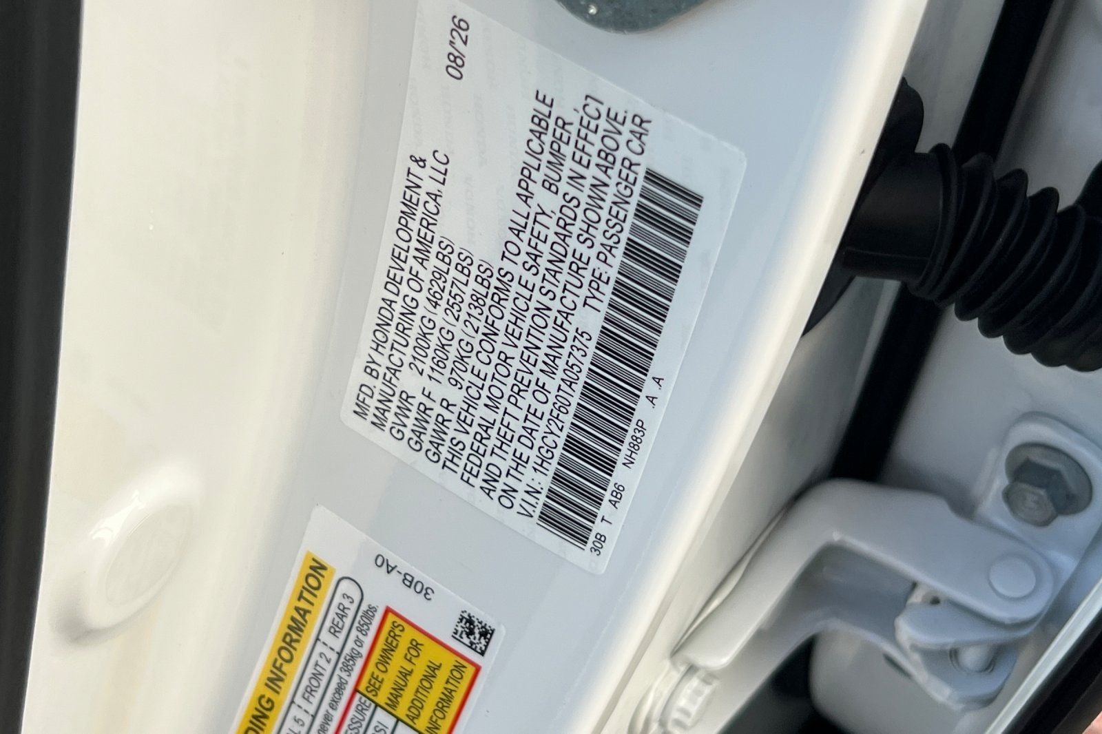 2026 Honda Accord Hybrid EX-L