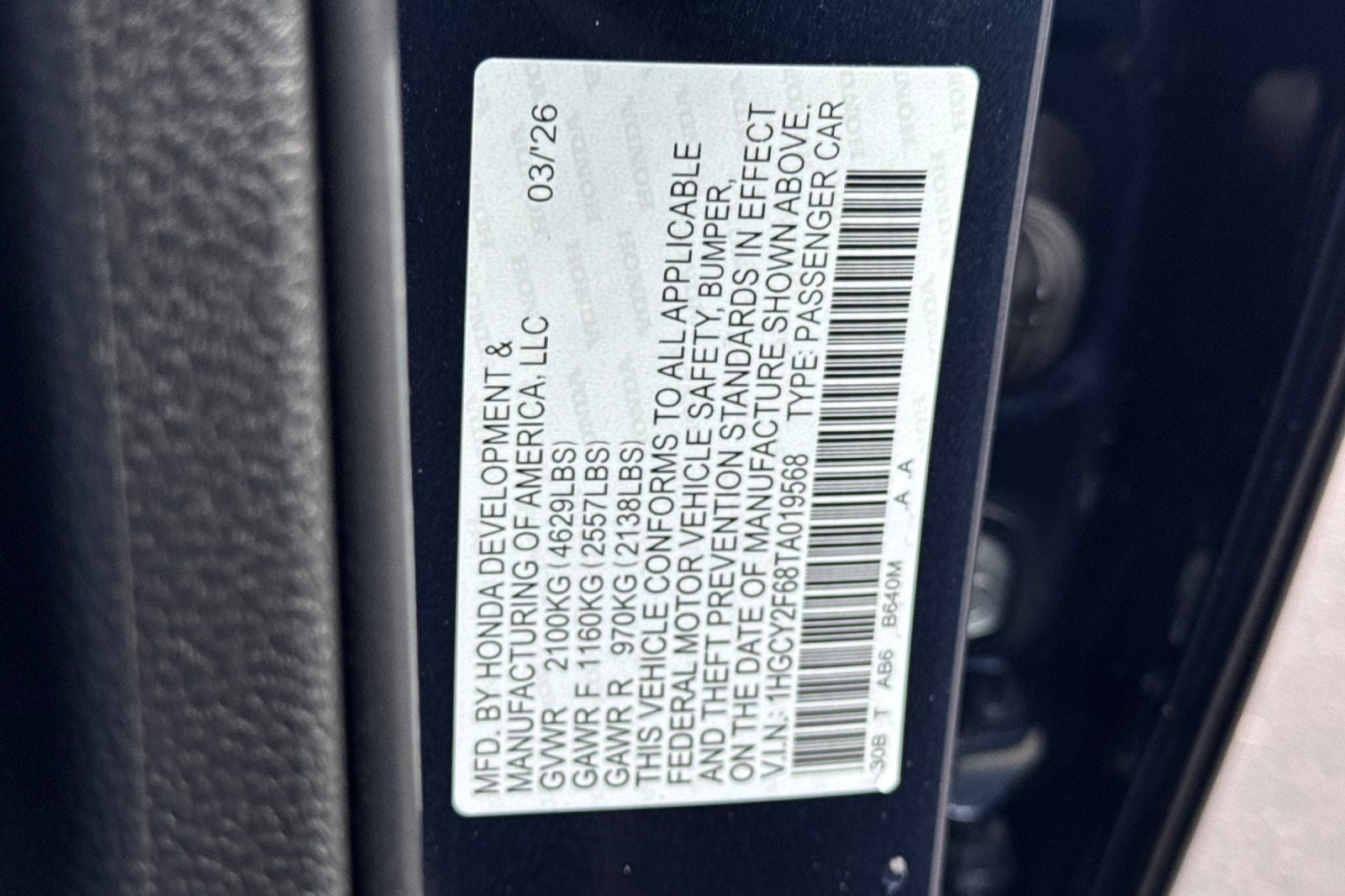 2026 Honda Accord Hybrid EX-L