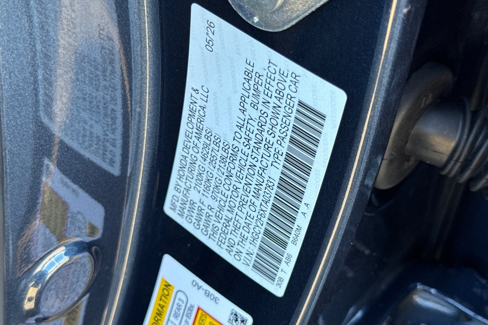 2026 Honda Accord Hybrid EX-L