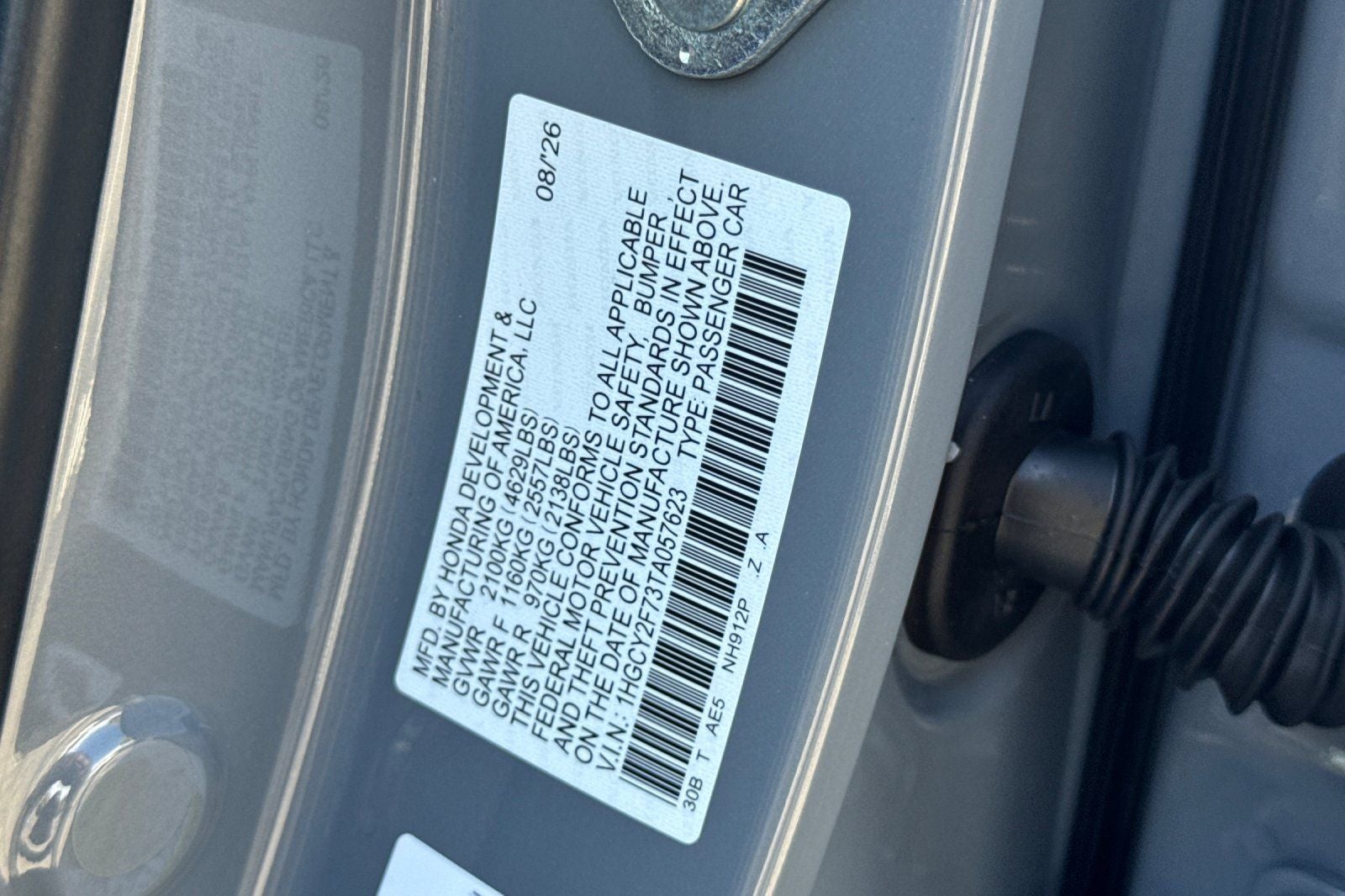 2026 Honda Accord Hybrid Sport-L