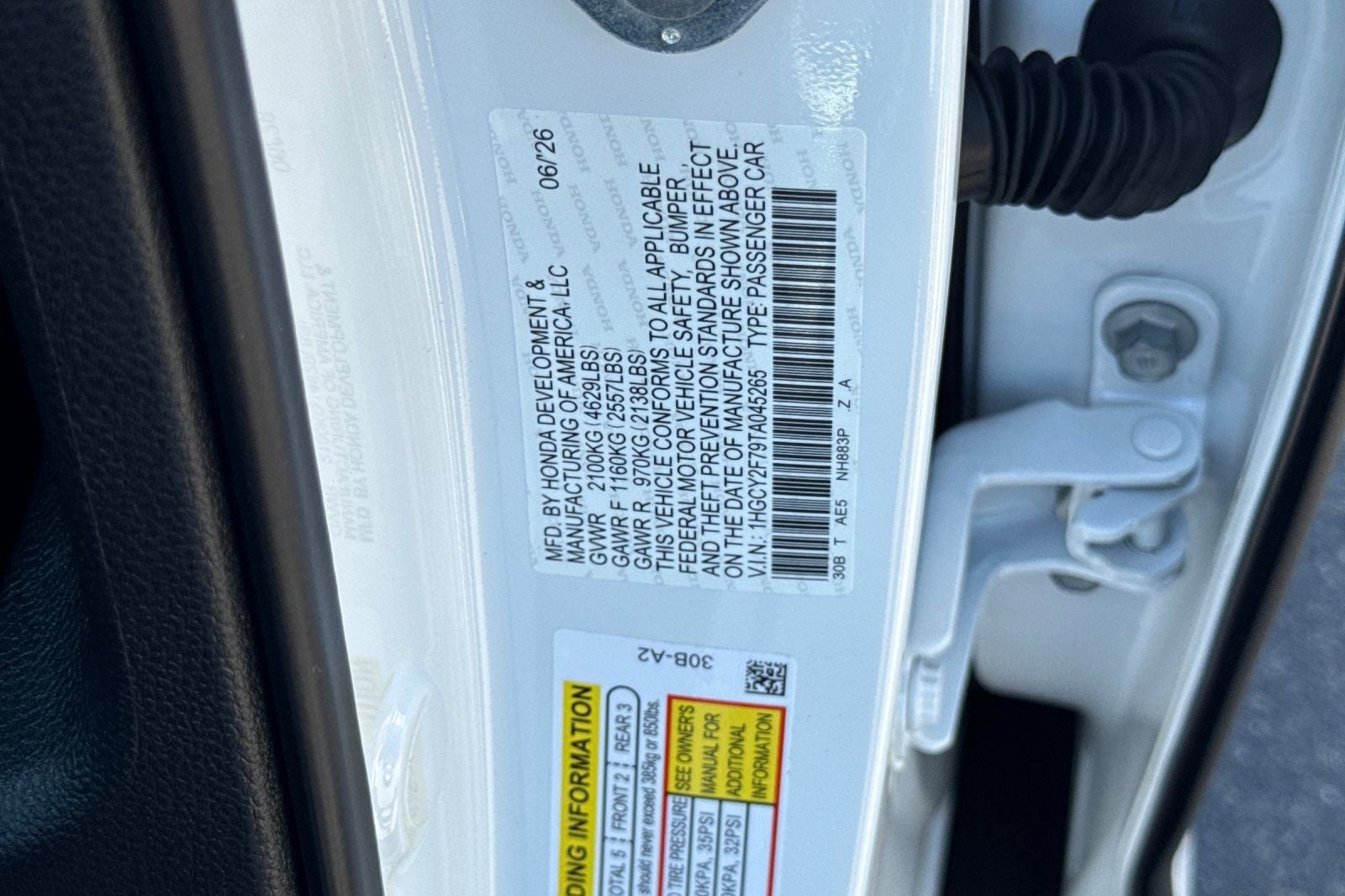2026 Honda Accord Hybrid Sport-L