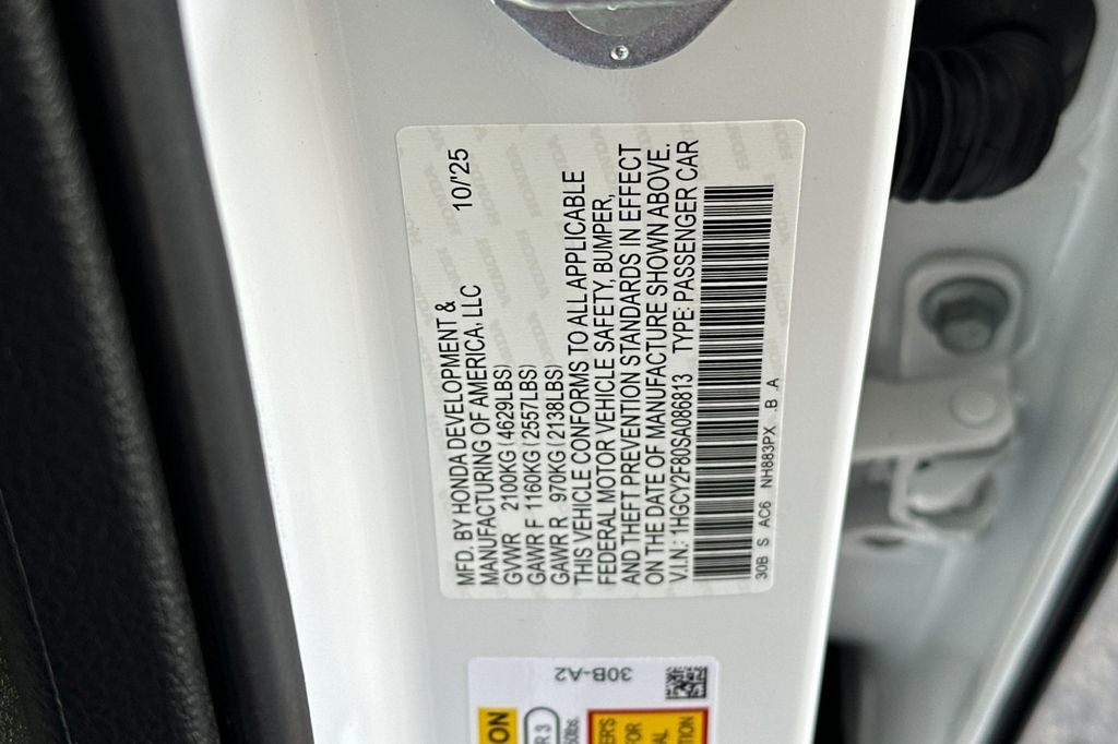 2025 Honda Accord Sedan HYBRID TOURING