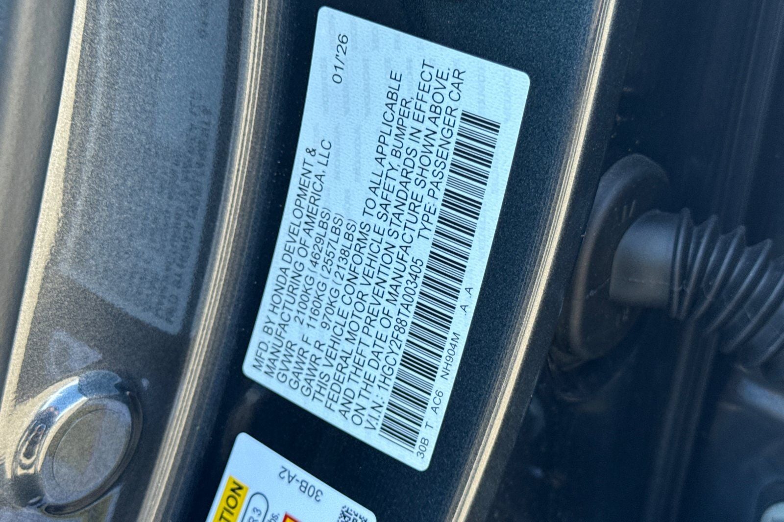 2026 Honda Accord Hybrid Touring