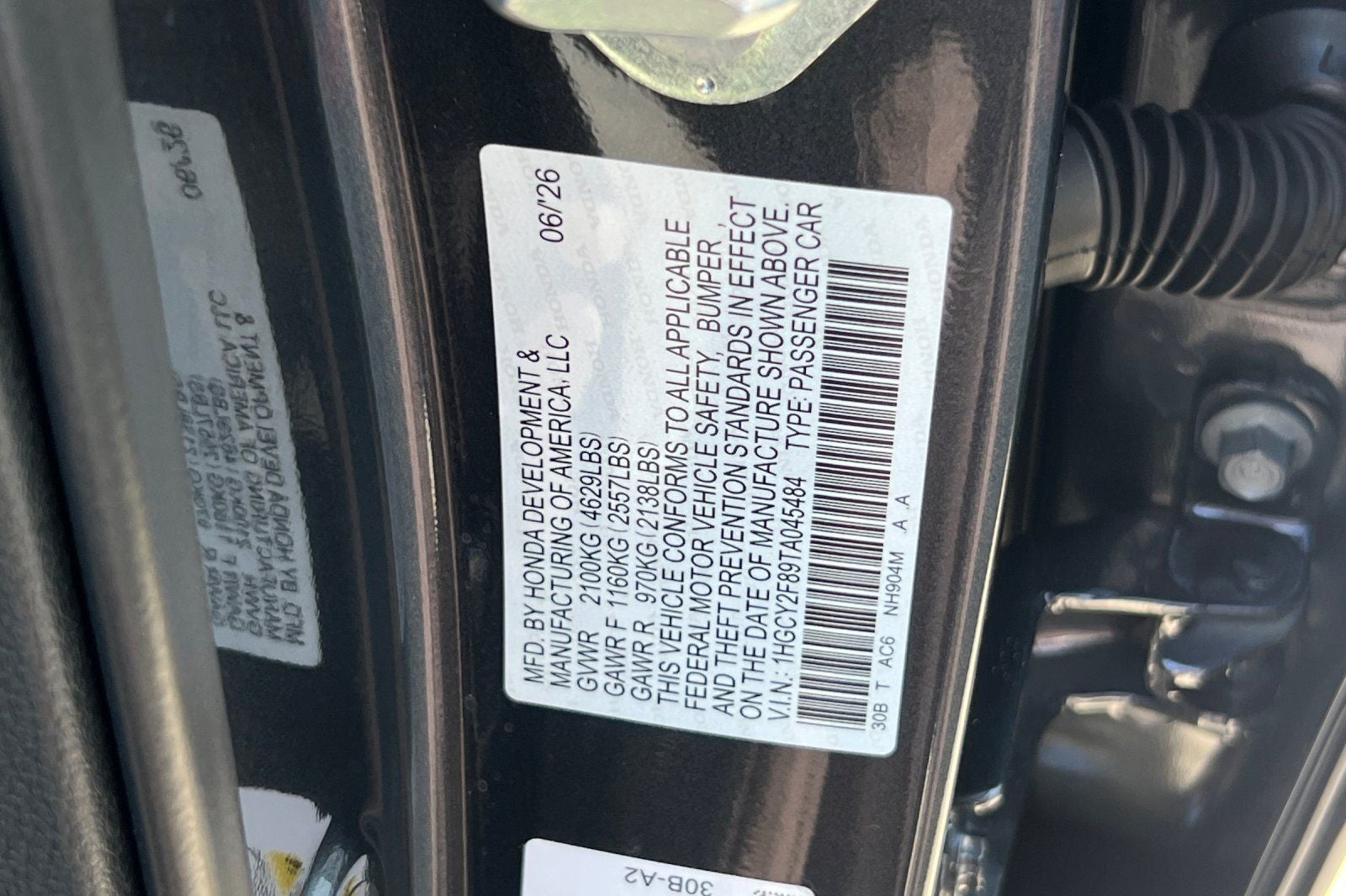 2026 Honda Accord Hybrid Touring