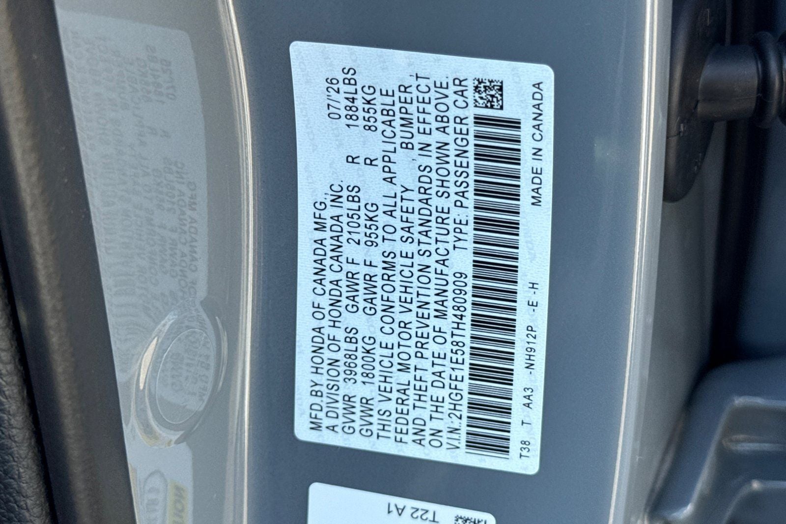 2026 Honda Civic Si Manual