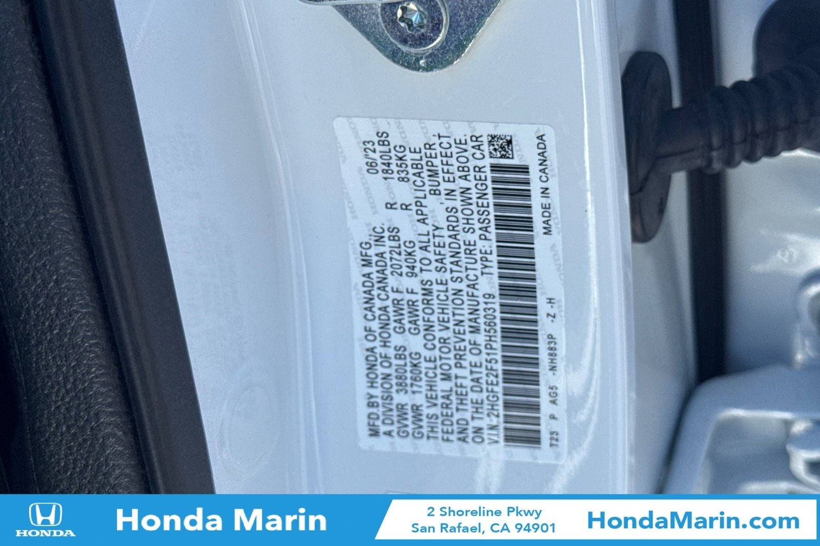 2023 Honda Civic Sport