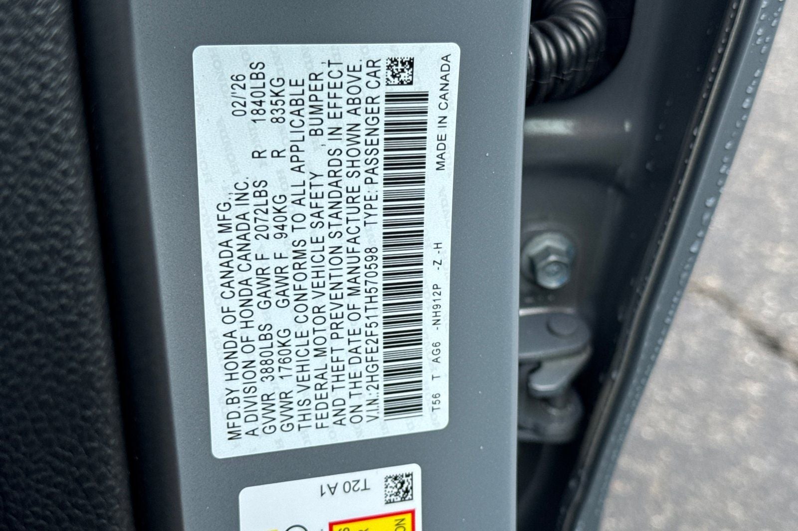 2026 Honda Civic Sport