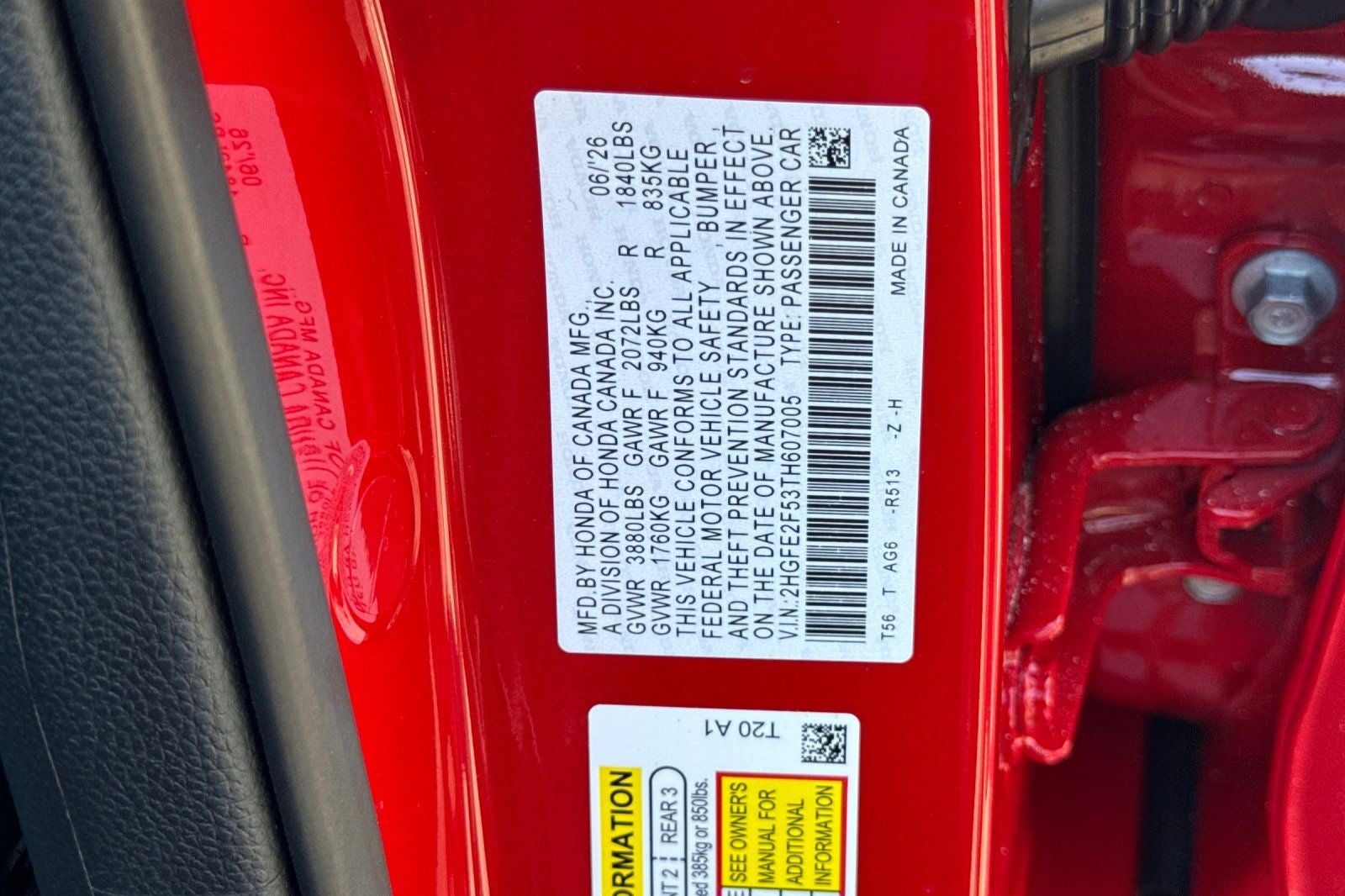 2026 Honda Civic Sport