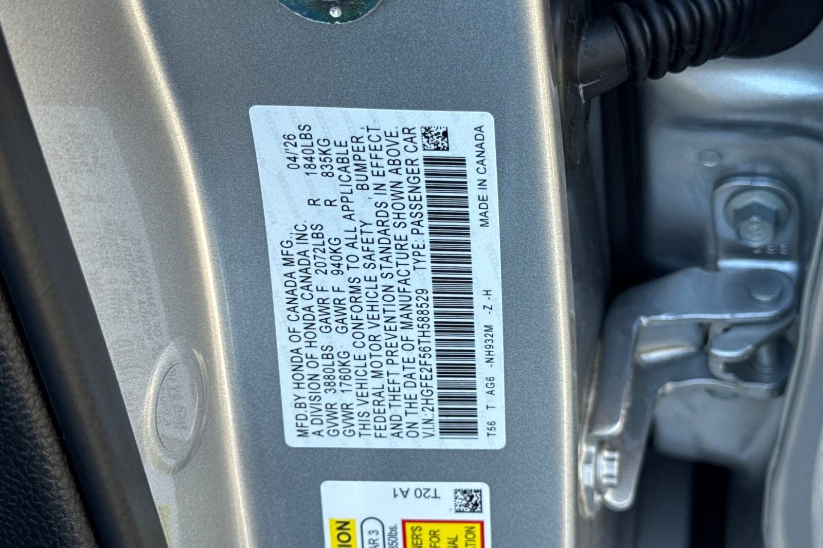 2026 Honda Civic Sport