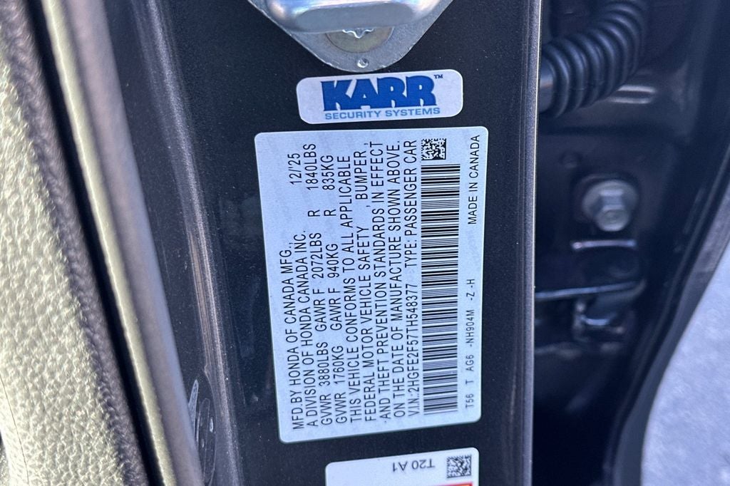 2026 Honda Civic Sedan 2WD SPORT