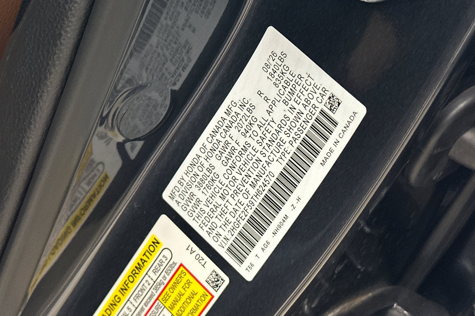2026 Honda Civic Sport