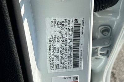 2026 Honda Civic Sedan 2WD Sport Hybrid