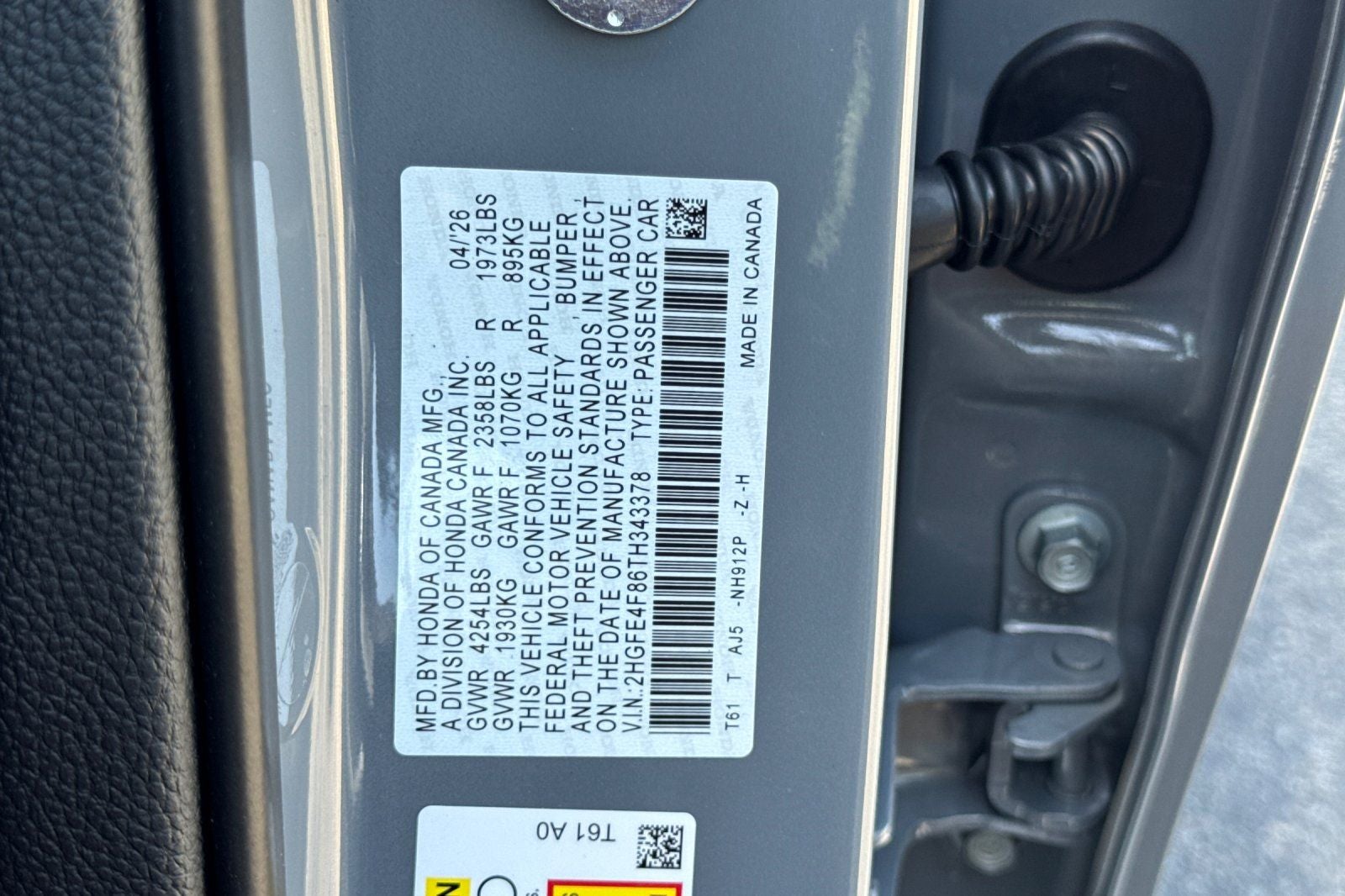 2026 Honda Civic Hybrid Sport Touring