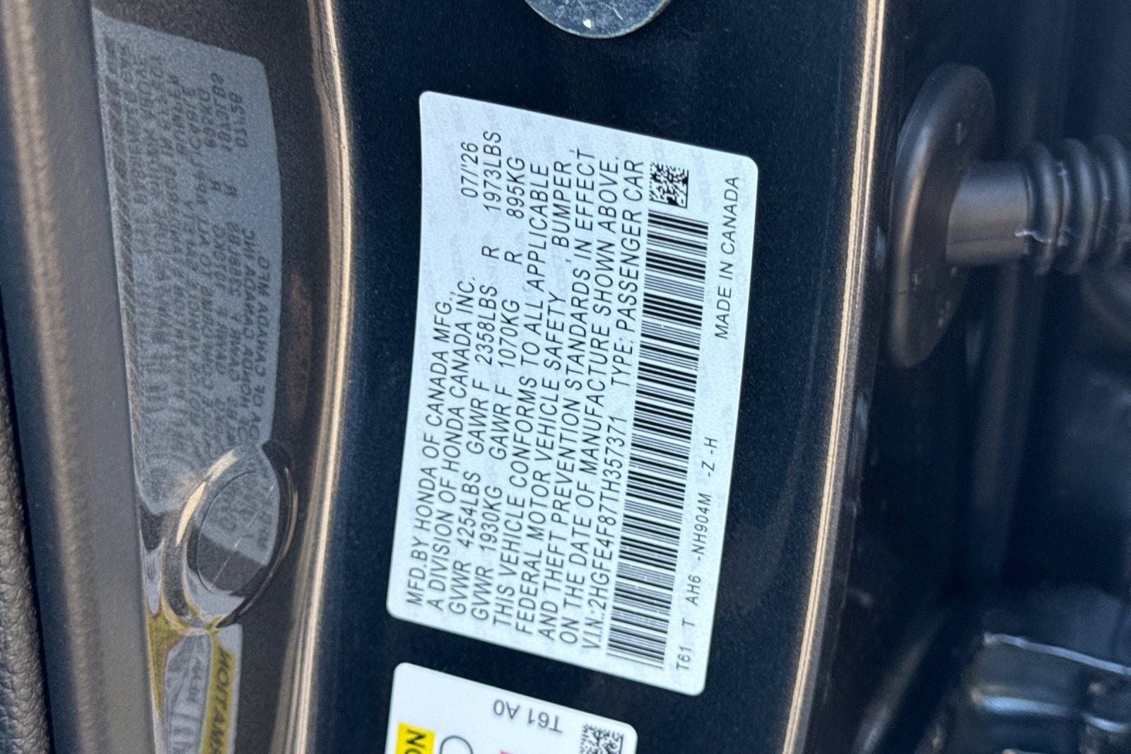 2026 Honda Civic Hybrid Sport