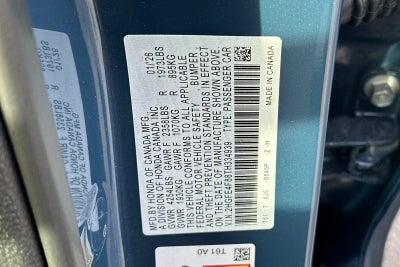 2026 Honda Civic Hybrid Sport Touring