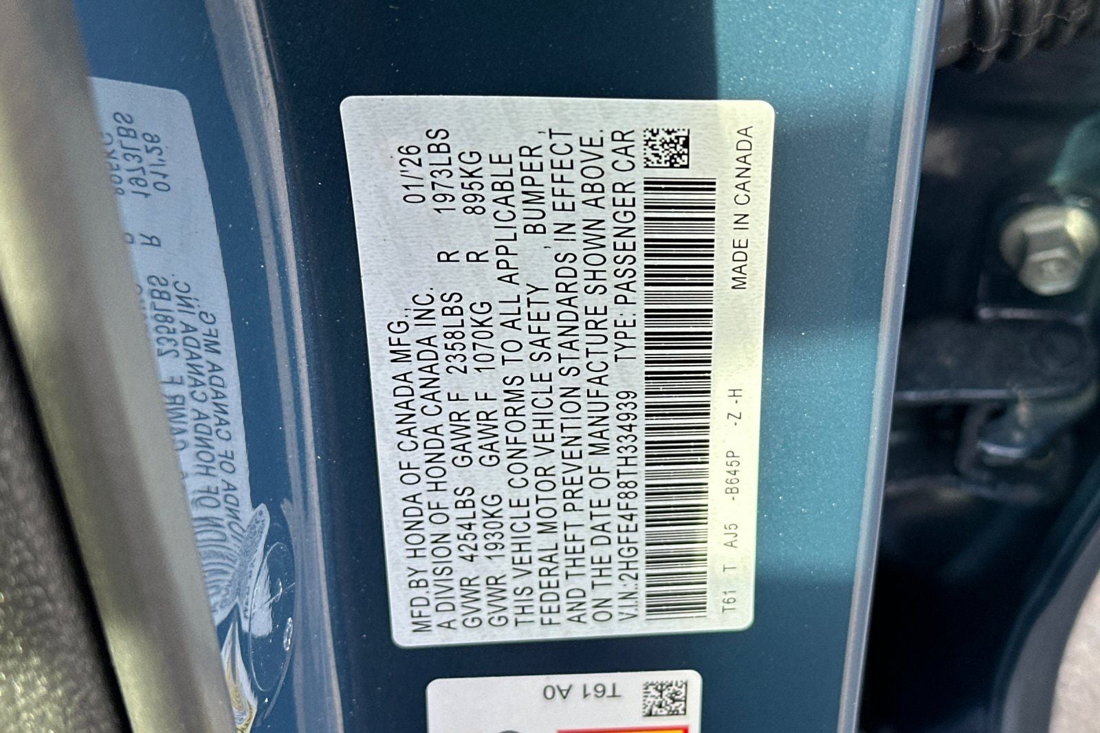 2026 Honda Civic Hybrid Sport Touring