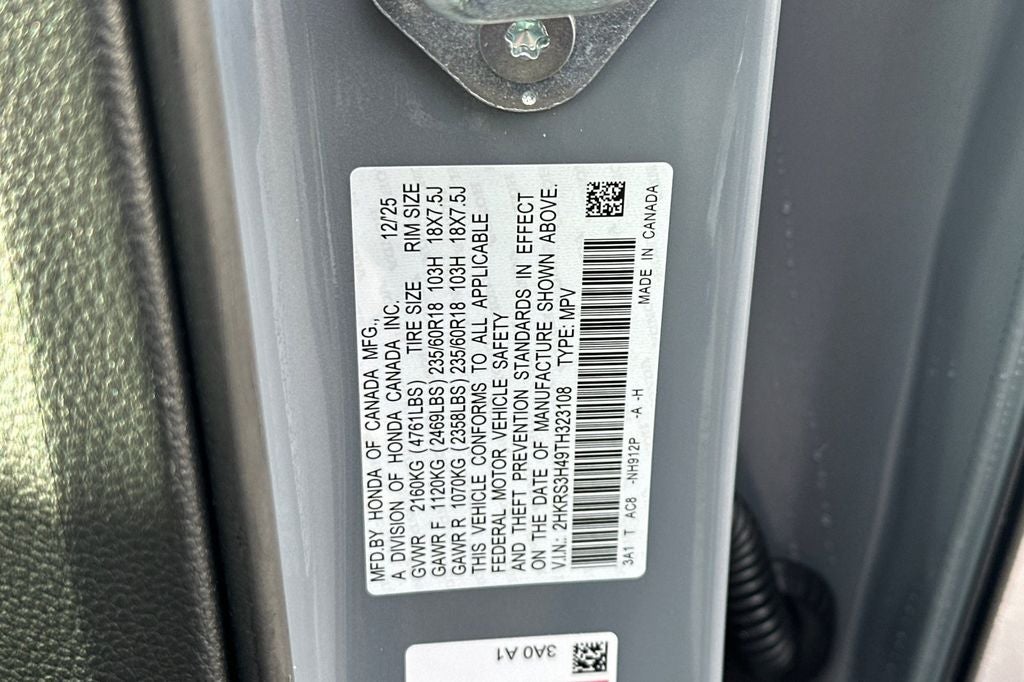 2026 Honda CR-V 2WD EX