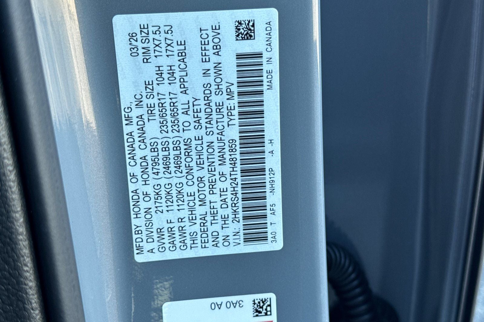 2026 Honda CR-V LX