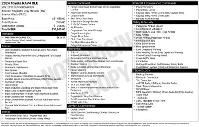 2024 Toyota RAV4 XLE