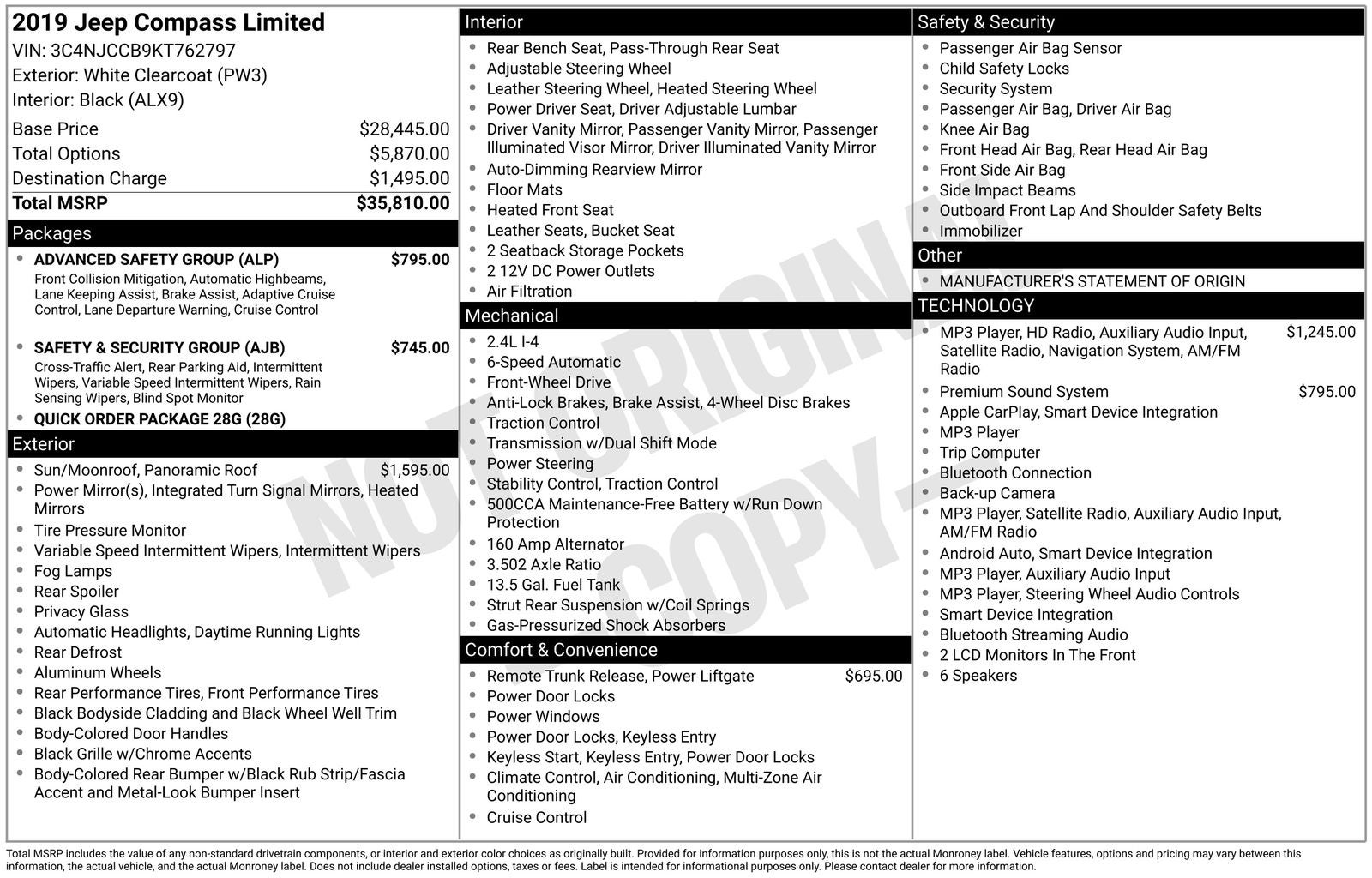 2019 Jeep Compass Limited