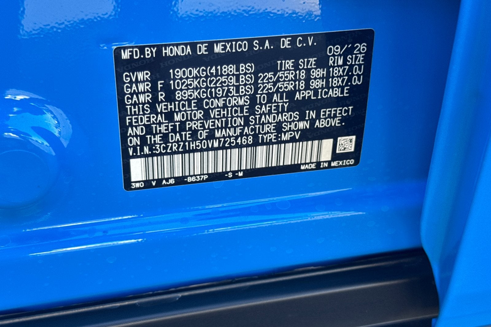 2027 Honda HR-V Sport