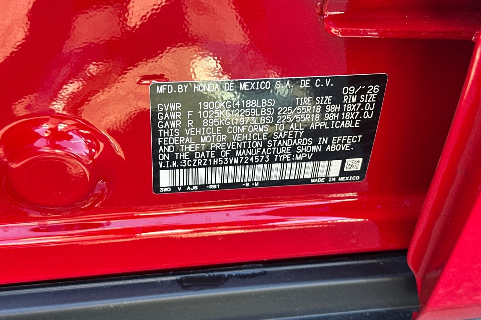 2027 Honda HR-V Sport